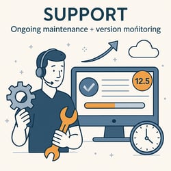 Support Ongoing maintenance version monitoring Support Ongoing maintenance version monitoring