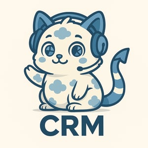 Personnage CRM en style nuage